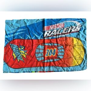 VTG NASCAR RACERS x Dan River Standard Pillowcase Charger Car 204 Poly Blend